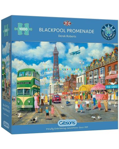 Παζλ Gibsons  1000 κομμάτια - Blackpool Promenade - 1